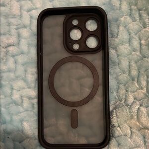 Black and Clear Phone Case